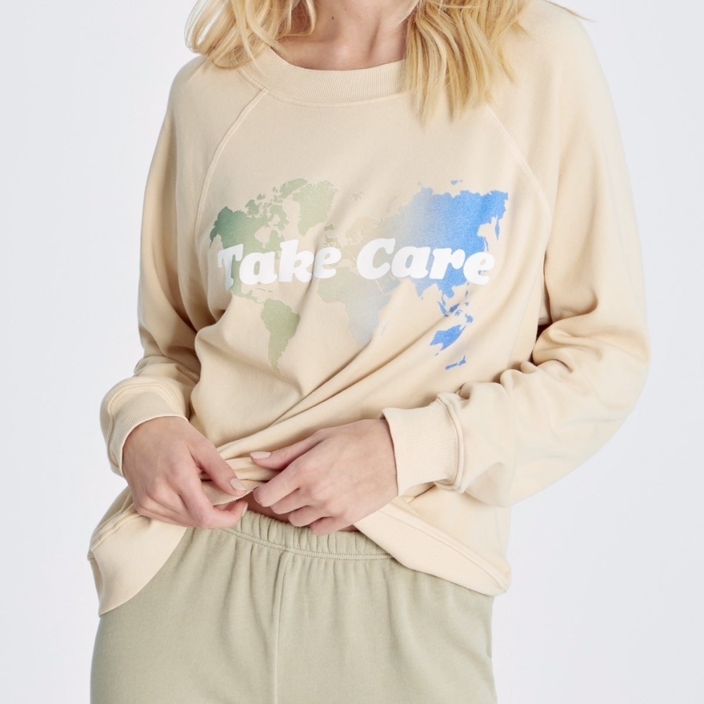 Wildfox Take Care Sommers Sweatshirt size M // 2009